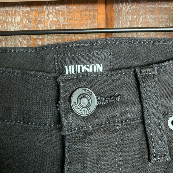 Hudson women’s Black Natalie Midrise Super Skinny Ankle Jeans 25 casual Friday - Picture 6 of 13